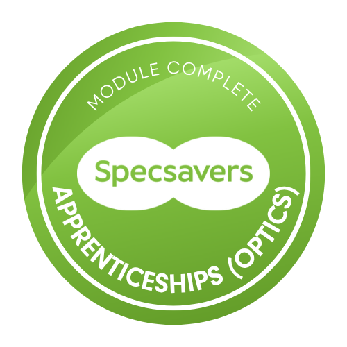 Badge for Apprenticeships (Optics) Badge